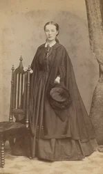 Retrato carte-de-visite de Carrie N. Lacy