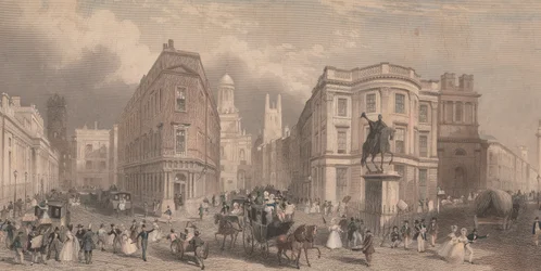 Banco de Inglaterra y Royal Exchange, Cornhill