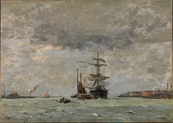 Entrada al puerto, 1890