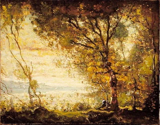 Atardecer en el río Mystic, Connecticut