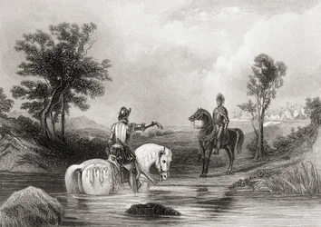 El encuentro del Conde de Essex y el Conde de Tyrone en el Condado de Louth, Irlanda en 1599, de 