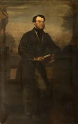 Retrato de Charles B Adderley, primer Lord Norton