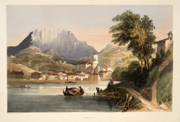 Rentería, de Bocetos de paisajes en las provincias vascas de España, con una selección de música nacional, pub. 1838