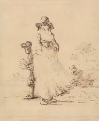 Un chico y una chica de campo
