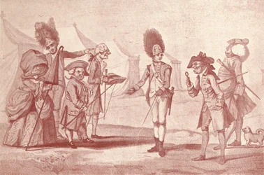 Una visita al campamento, c1800-1810, 1909