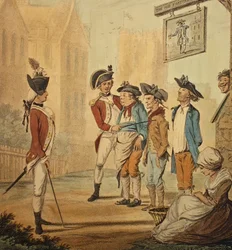 "Reclutas", publicado en 1780