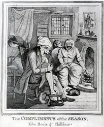 Los Cumplidos de la Temporada, Talones Agrietados y Sabañones, c.1785