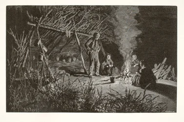 Campamento de recolectores de bayas