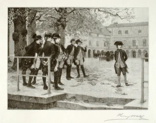 Bonaparte, el novicio, en la Escuela de Brienne