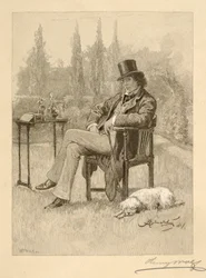 Henry Irving en casa
