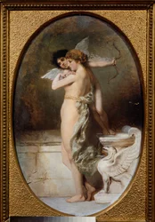 Belleza y amor. Pintura de Henryk Siemiradzki (1843-1902), óleo sobre lienzo