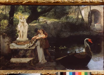 Sigue el ejemplo de los Dioses. Pintura de Henryk Siemiradzki (1843-1902), óleo sobre lienzo