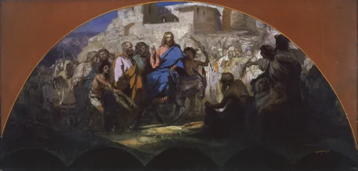 Entrada de Cristo en Jerusalén, 1876