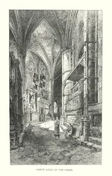 Nave norte del Coro (litografía)
