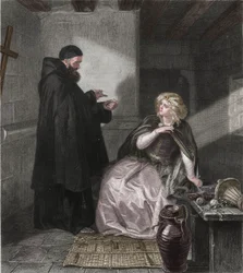 Julieta en la celda del fraile Lorenzo, 1867
