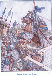 Bayard defiende el puente