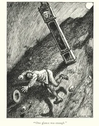 Leyendas de Ingoldsby: "¡Mira el reloj!" (litografía)