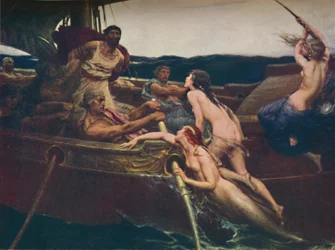Ulises y las sirenas, 1909, c.1950