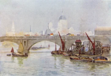 Extremo sur del Puente de Waterloo