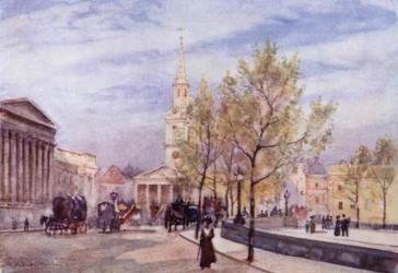 San Martín, Trafalgar Square
