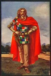 Un jefe celta en vestido civil