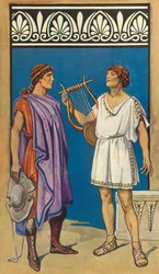 El Quitón Arrugado y la Clámide izquierda, El Quitón derecha, 1924