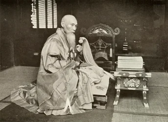 Un abad budista, 1910