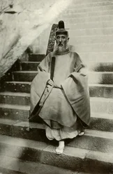 Un sacerdote sintoísta, 1910