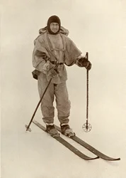 Capitán Scott en esquí, c1910-1913, 1913