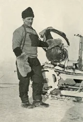 Jefe Fogonero Lashly que recibió la Medalla Albert, 1911, 1913