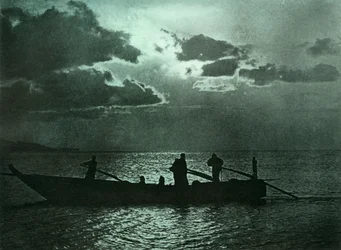 Luz de luna en Shizu-Ura, 1910