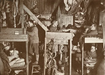 Los inquilinos Cherry-Garrard, Bowers, Oates, Meares, Atkinson, 9 de octubre de 1911, 1913