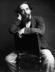 Retrato de Charles Dickens 1812-1870