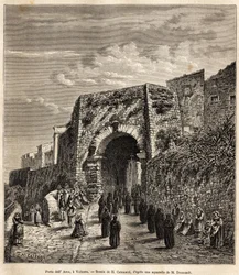 Una procesión religiosa en la Porta dell