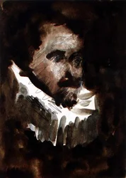 Hombre con gorguera