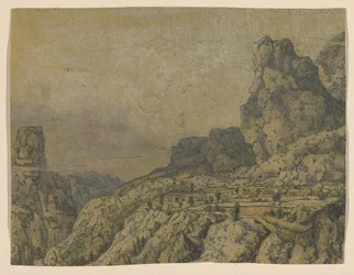 Valle de montaña con una meseta, ca. 1625-30
