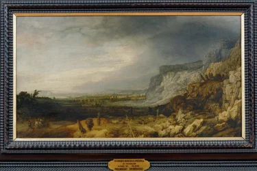 Paisaje con montañas