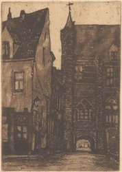 Vista de la Vleeshuis en Amberes