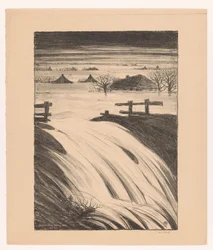 Inundación Maas y Waal Ene 1926 (título original del objeto)