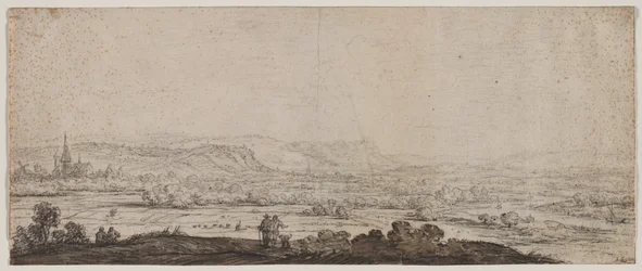 Paisaje con el pueblo de Schenkenschanz, Gelderland