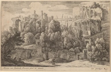 Ruinas antiguas de un anfiteatro