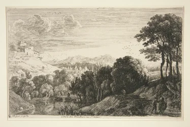 Paisaje con Atardecer, de la serie Paisajes de Colinas