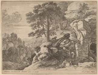 San Jerónimo en el desierto