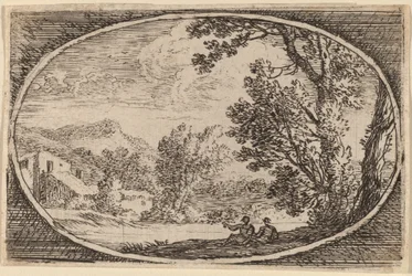 Dos hombres sentados cerca del agua