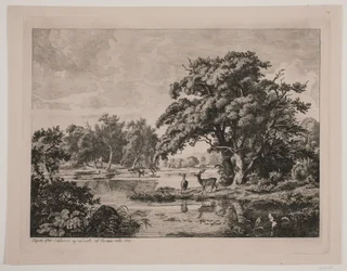 Paisaje en el bosque de Hellebæk