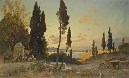 Vistas a través del Bósforo, Constantinopla