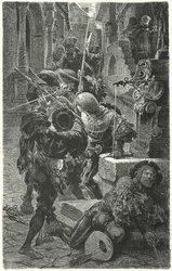 Enfrentamiento entre estudiantes y Landsknechts en Erfurt, 1510