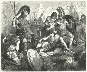 Muerte sacrificial de Codro, Rey de Atenas
