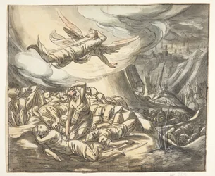Ángel con espada desenvainada