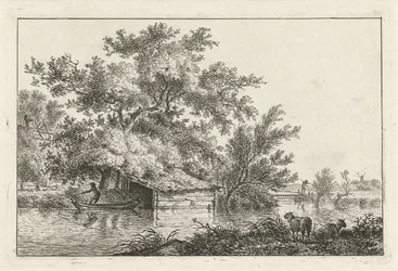 Barco en la casa del barco